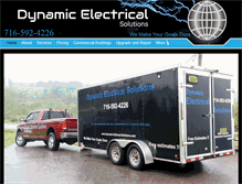 Tablet Screenshot of dynamic-electrical-solutions.com